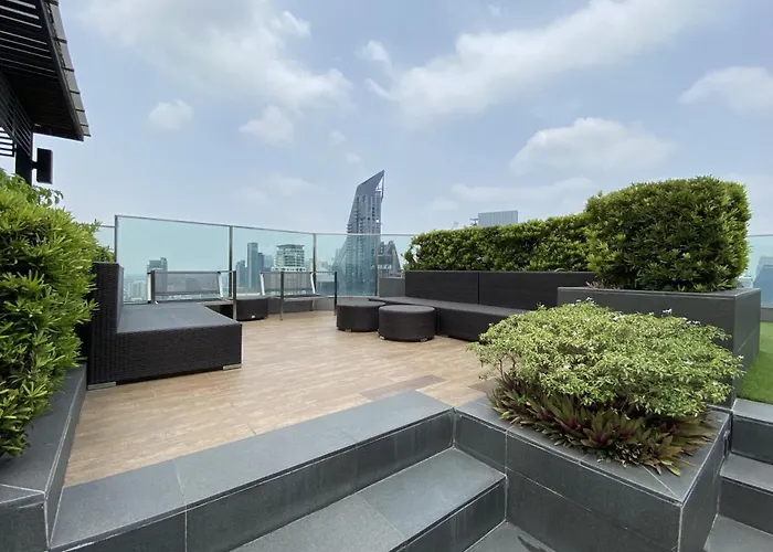 Stylish Modern 1br - Bts Phrom Phong - Ultra Fast Wifi Apartment